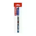 Marc. Permanente, Write-4-all, Punta Redonda, Fine F, 0.7 mm, Azul, Blister x 1 Und.