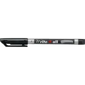Marc. Permanente, Write-4-all, Punta Redonda, Fine F, 0.7 mm, Negro, Unidad