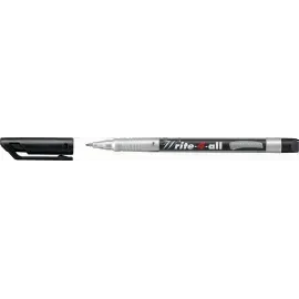 Marc. Permanente, Write-4-all, Punta Redonda, Fine F, 0.7 mm, Negro, Unidad