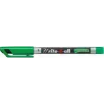 Marc. Permanente, Write-4-all, Punta Redonda, Superfine S, 0.4 mm, Verde, Unidad