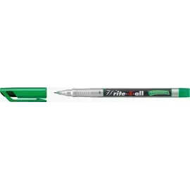 Marc. Permanente, Write-4-all, Punta Redonda, Superfine S, 0.4 mm, Verde, Unidad