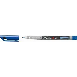 Marc. Permanente, Write-4-all, Punta Redonda, Superfine S, 0.4 mm, Azul, Unidad