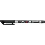 Marc. Permanente, Write-4-all, Punta Redonda, Superfine S, 0.4 mm, Negro, Unidad