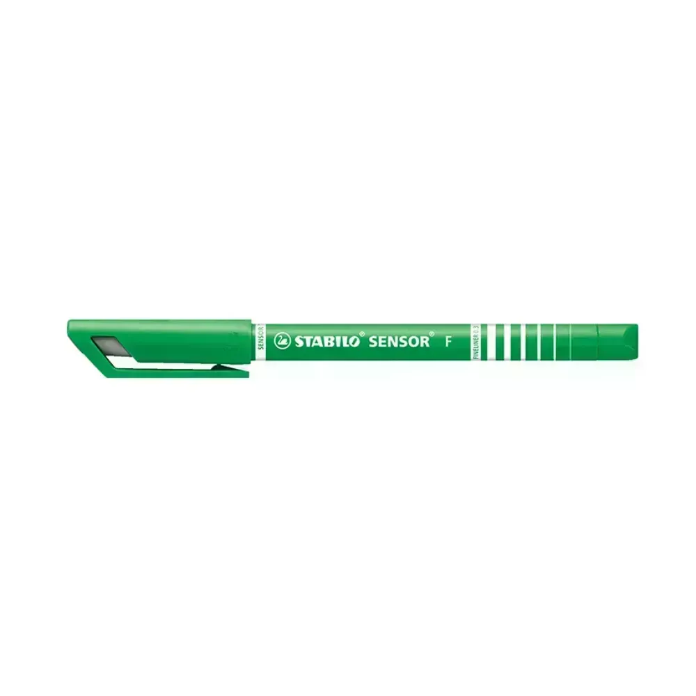 Micropunta/Felpa, Sensor, con Punta Amortiguada, Fina 0.3 mm, Verde, Unidad