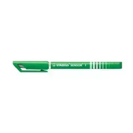 Micropunta/Felpa, Sensor, con Punta Amortiguada, Fina 0.3 mm, Verde, Unidad