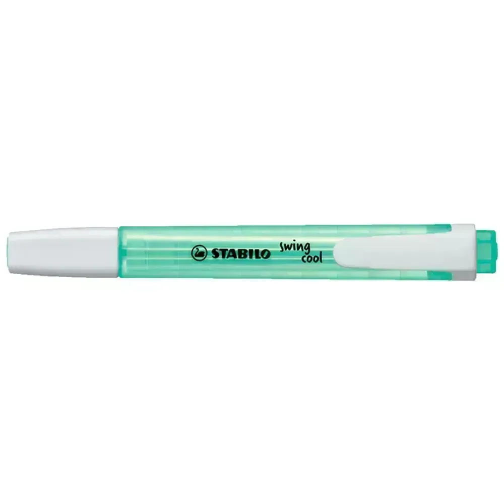 Resaltador, Swing Cool, Punta Biselada 1.0-4.0 mm, Colores Fluo, Turquesa, Unidad