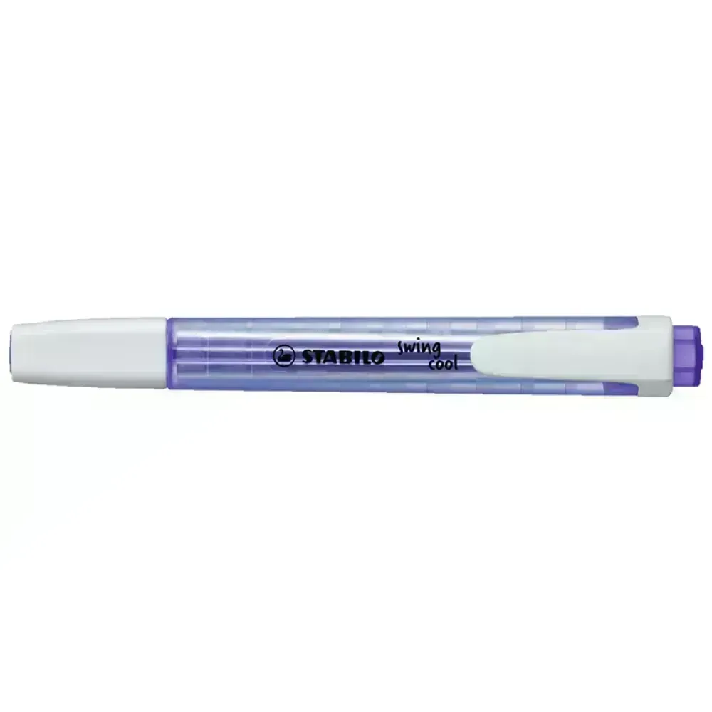 Resaltador, Swing Cool, Punta Biselada 1.0-4.0 mm, Colores Fluo, Lavanda, Unidad