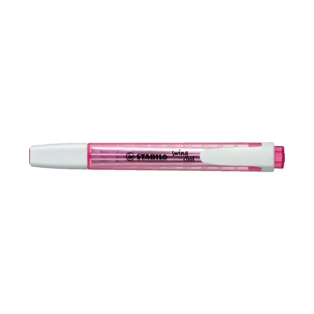 Resaltador, Swing Cool, Punta Biselada 1.0-4.0 mm, Colores Fluo, Rosado, Unidad