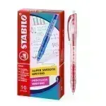 Bolígrafo Retractil, Liner 308NF, Punta Aguja 0.38 mm, Rojo, Caja x 10 Unds. 