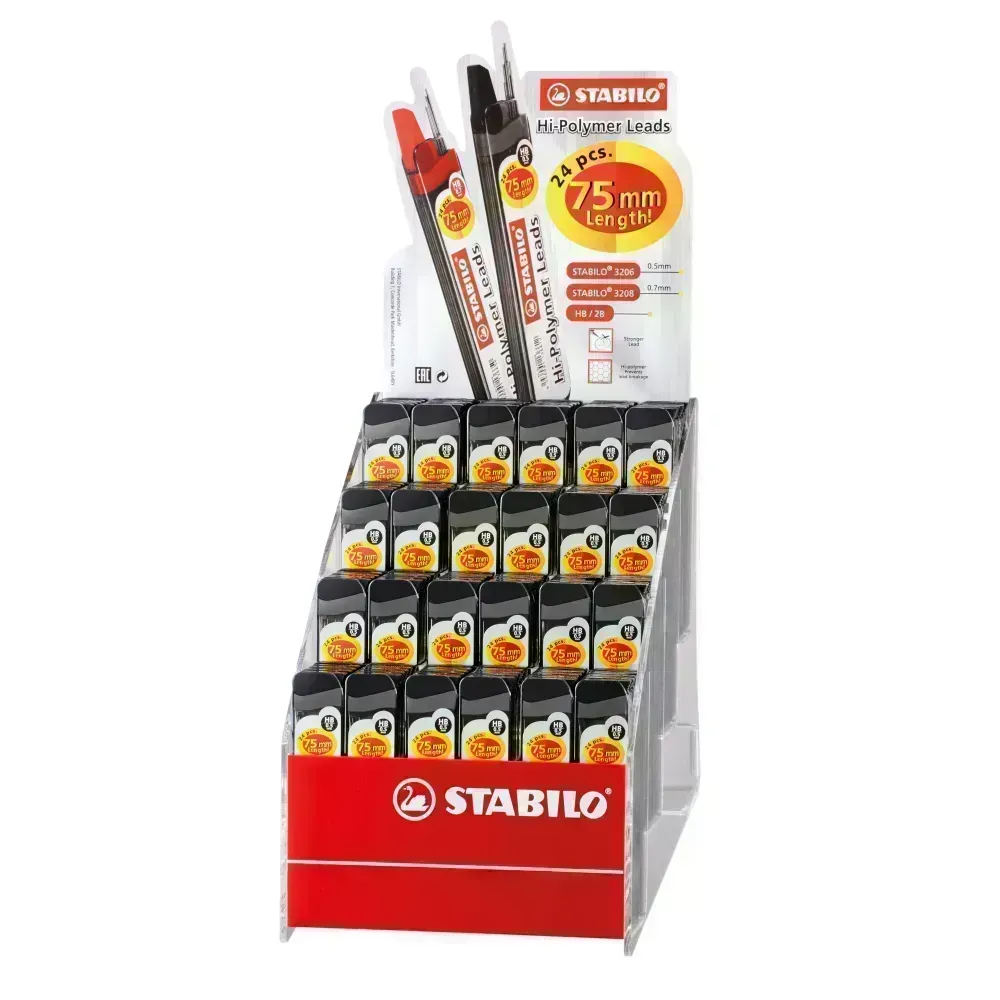 Minas para Portaminas, HB, 0.5 mm, 120 Tubos x 24 pzas. Exh x 120
