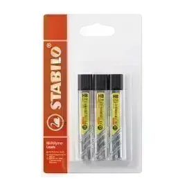 Minas para Portaminas, HB, 0.7 mm, 3 Tubos x 12 pzas. Blister x 3