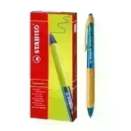 Bolígrafo Retractil, Performer+ Grip, Punta Fina 0.38 mm, Tinta Azul, Cuerpo Naranja, Caja x 10 Unds. 