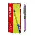 Bolígrafo Retractil, Performer+ Grip, Punta Fina 0.38 mm, Tinta Negra, Cuerpo Morado, Caja x 10 Unds. 