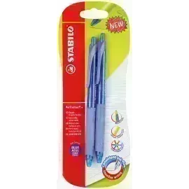 Bolígrafo Retractil, Performer+ Grip, Punta Fina 0.38 mm, Azul, Pack x 2 Unds.