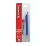 Portaminas, 3555, 0.5 mm, Blister x 1 Und + Tubo x 12 Minas HB + Borrador.  