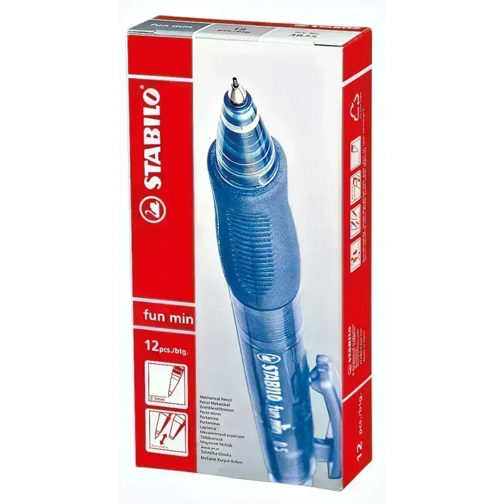 Portaminas, Fun Min, 0.5 mm, Caja x 12 Unds.