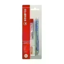 Portaminas, Fun Min, 0.5 mm, Blister x 1 Und + Tubo x 12 Minas HB + Borrador.  