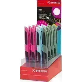 Pluma Fuente, Flow - Sporty, Tinta Azul, Exh x 16 Unds.