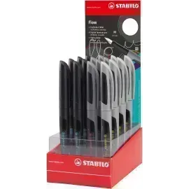 Pluma Fuente, Flow - Active, Tinta Azul, Exh x 16 Unds.