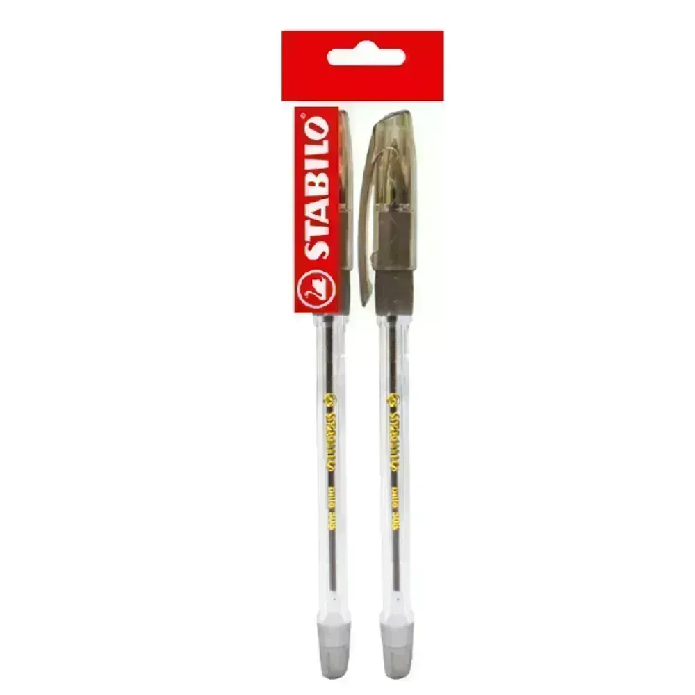 Bolígrafo, Bille 508, Punta Media 0.45 mm, Negro, Pack x 2 Unds.