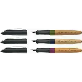 Pluma Fuente, Grow, Tinta Azul, Exh x 12 Unds.