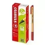 Rotulador, Green Point, Punta 0.8 mm, Rojo, Caja x 10 Unds.