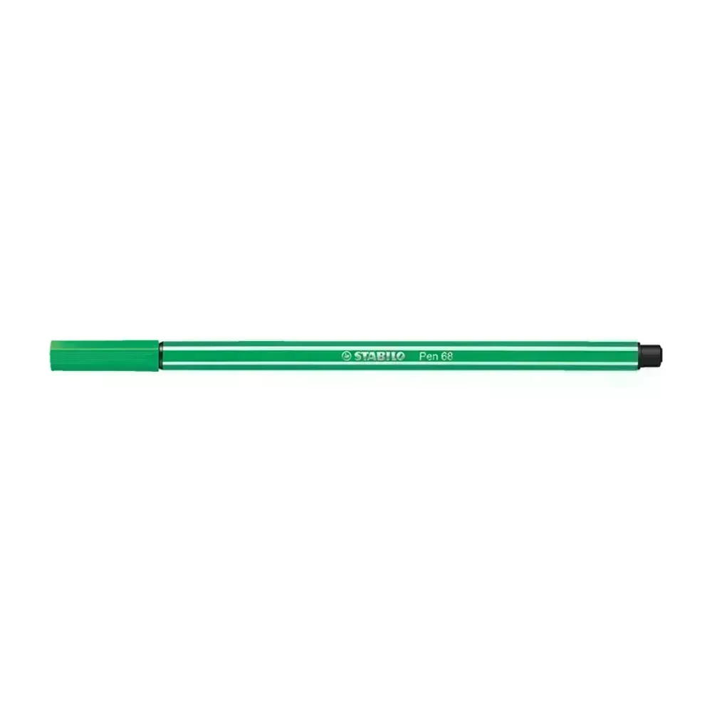 Marcador, Pen 68, Punta 1.0 mm, Verde, Unidad