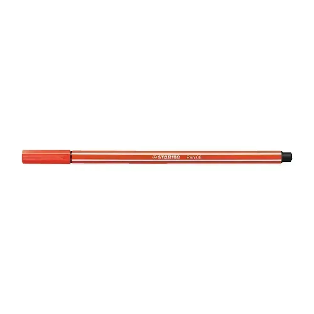 Marcador, Pen 68, Punta 1.0 mm, Rojo Claro, Unidad