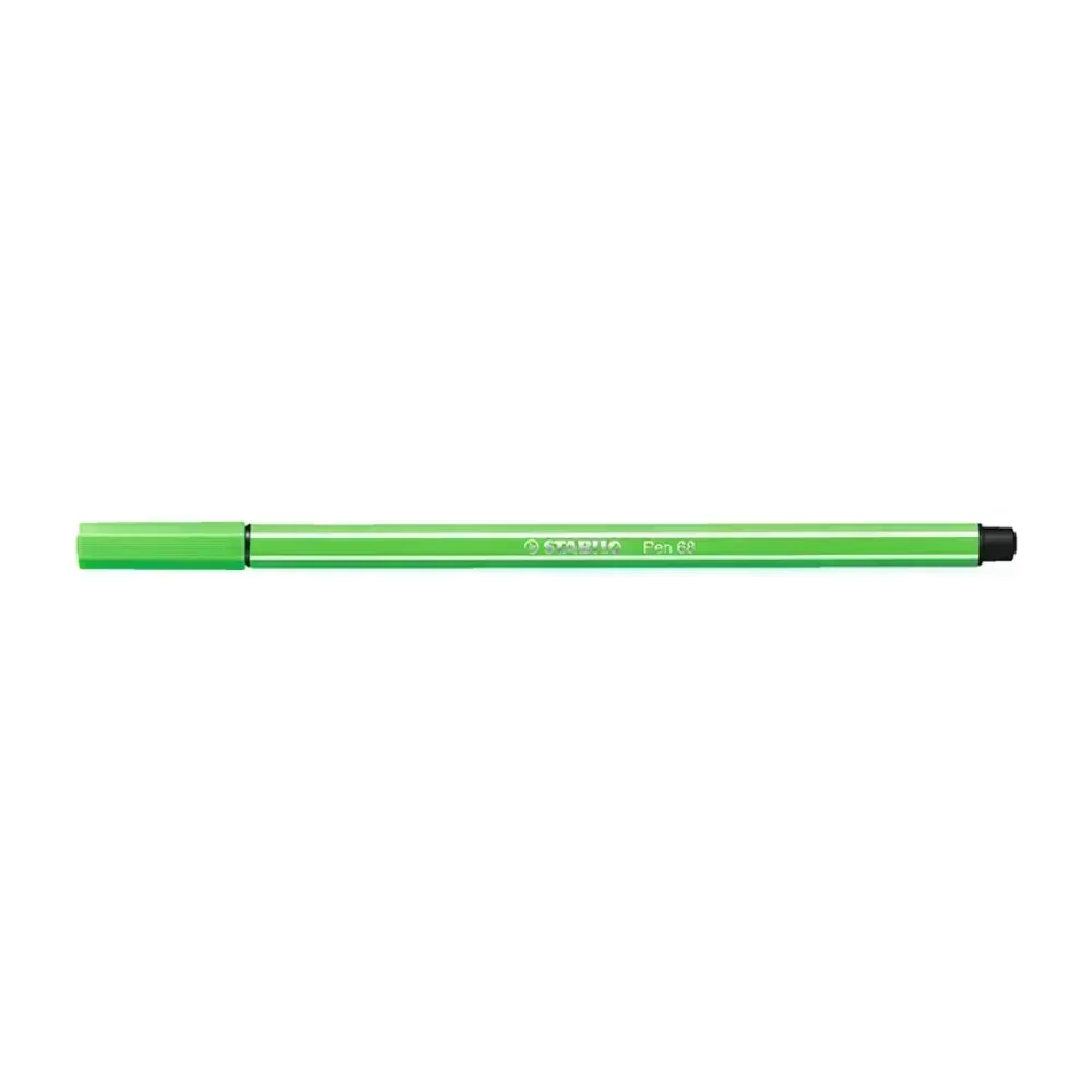 Marcador, Pen 68, Punta 1.0 mm, Verde Hoja, Unidad