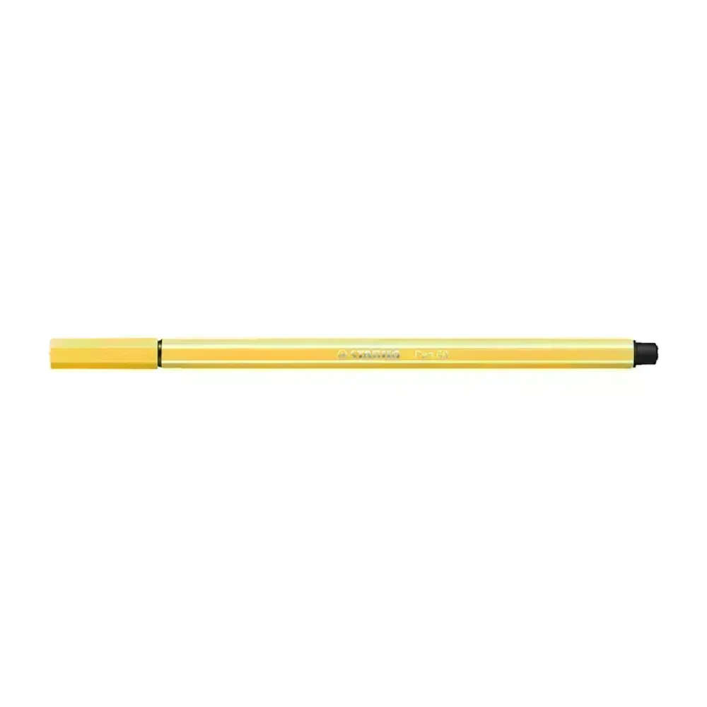 Marcador, Pen 68, Punta 1.0 mm, Amarillo, Unidad
