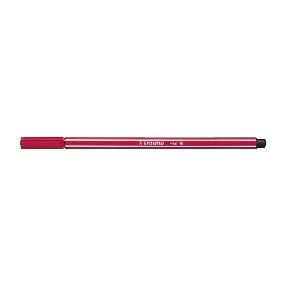 Marcador, Pen 68, Punta 1.0 mm, Rojo Oscuro, Unidad