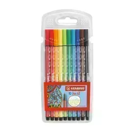 Marcador, Pen 68, Punta 1.0 mm, Estuche x 10 Unds. 10 Colores Surtidos