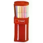 Marcador, Pen 68, Punta 1.0 mm, Estuche Rollerset x 30 Unds. 30 Colores Surtidos