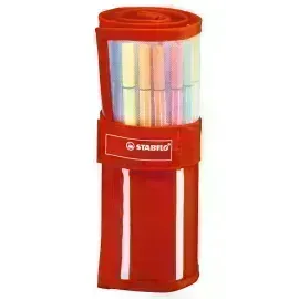 Marcador, Pen 68, Punta 1.0 mm, Estuche Rollerset x 30 Unds. 30 Colores Surtidos