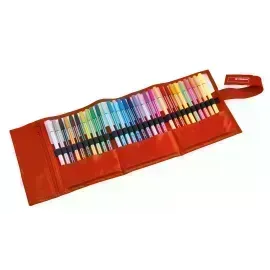 Marcador, Pen 68, Punta 1.0 mm, Estuche Rollerset x 30 Unds. 30 Colores Surtidos