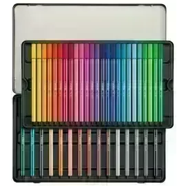 Marcador, Pen 68, Punta 1.0 mm, Caja Met x 40 Unds. 40 Colores Surtidos