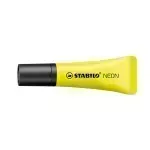 Resaltador, Neon, Punta Biselada 2.0-5.0 mm, Colores Fluo, Amarillo, Unidad