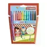 Marcador, Power, Punta M (2.0 mm). Estuche x 12 Unds. 12 Colores Surtidos