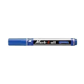 Marc. Permanente, Mark-4-all, Punta Biselada, 1.0-4.0 mm, Azul, Unidad