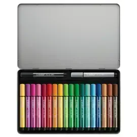 Marcador, Pen 68 Max, Punta 1.0 - 5.0 mm, Caja Metal ARTY x 20 Unds. Colores Surtidos