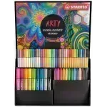 Set Estuche ARTY Creativo - 55 pcs., Pen 68 Max x 9 Und + Point Max x 12 Und + Pen 68 Brush x 11 Und + Pen 68 x 11 Und. + Point 88 x 12 Und., Set. 