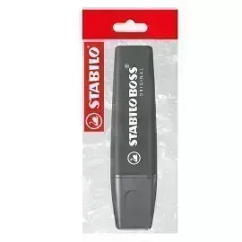 Resaltador, Boss, Punta Biselada 2.0-5.0 mm, Colores de Naturaleza, Negro, Pack x 1 Und.