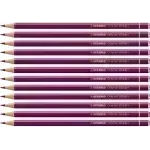 Lápices de Color, Original, Cuerpo Hexagonal, Mina 2.5 mm, Caja x 12 Unds.,  Violeta rojizo