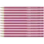 Lápices de Color, Original, Cuerpo Hexagonal, Mina 2.5 mm, Caja x 12 Unds.,  Rosado