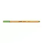 Micropunta/Felpa, Point 88, Punta Fina  0.4 mm, Verde Manzana, Unidad