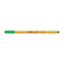 Micropunta/Felpa, Point 88, Punta Fina  0.4 mm, Verde, Unidad