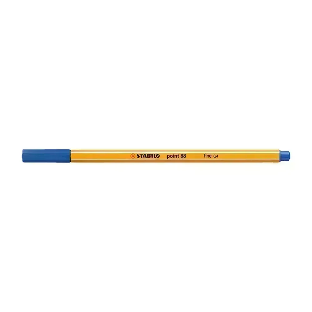 Micropunta/Felpa, Point 88, Punta Fina  0.4 mm, Azul, Unidad