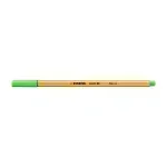 Micropunta/Felpa, Point 88, Punta Fina  0.4 mm, Verde Claro, Unidad