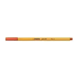 Micropunta/Felpa, Point 88, Punta Fina  0.4 mm, Rojo Claro Unidad