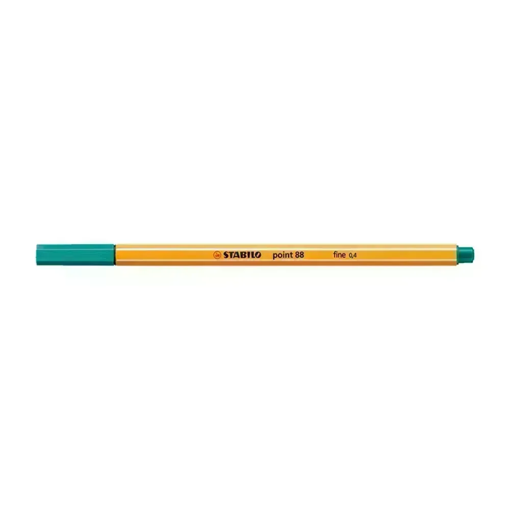 Micropunta/Felpa, Point 88, Punta Fina  0.4 mm, Turquesa, Unidad
